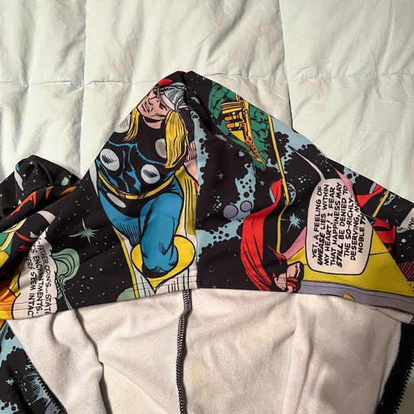 ULTRA RARE Black Milk Rainbow Bridge Thor Snuggle Suit Size Large Marvel - Picture 8 of 14